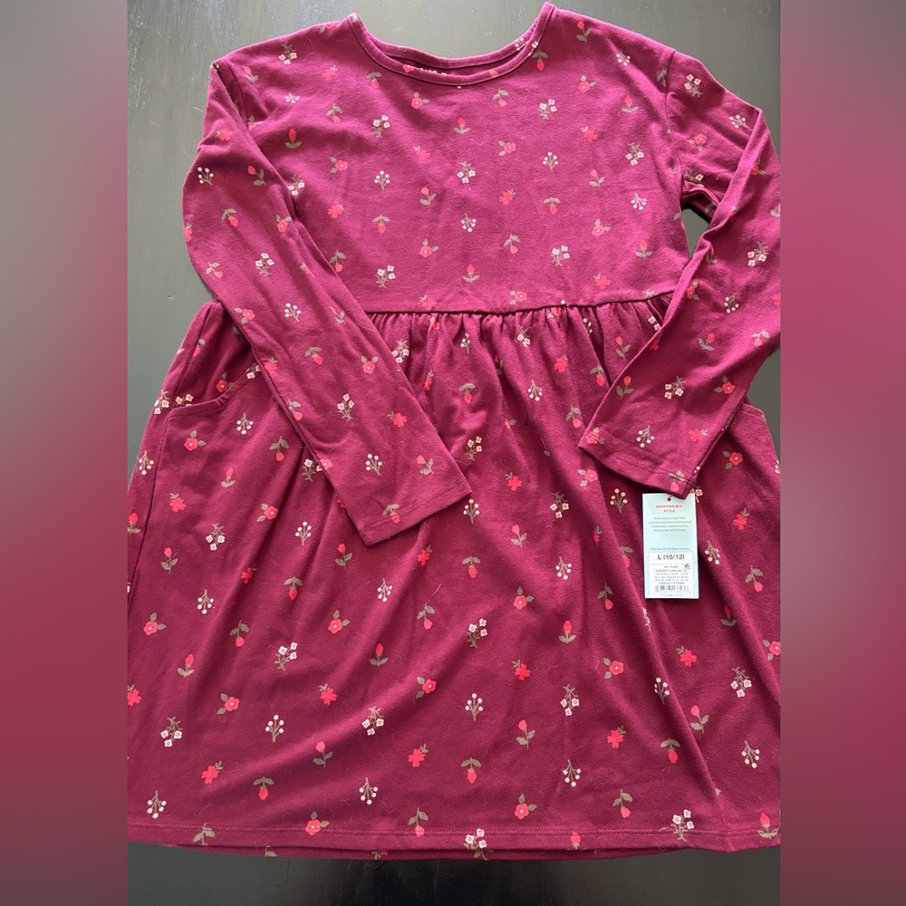 Cat and Jack Floral Kids Dress